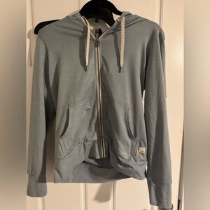 Vuori Light Slate Hooded Sweatshirt